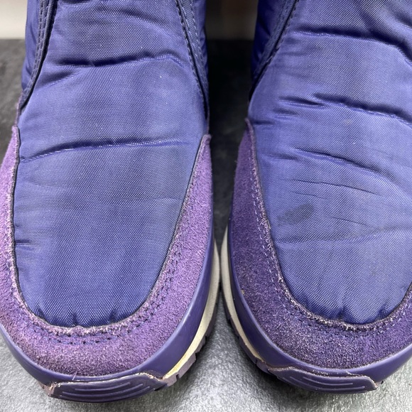 Rubber Duck Women’s Shoes Purple 8.5 W Wide Suede Slip On  Waterproof Boots - Picture 5 of 16